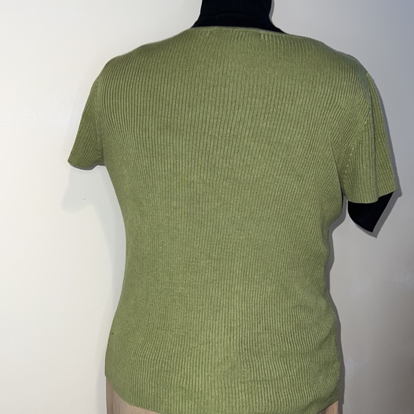 Requirement’s Women's Green XL Sweater Shirt Sleeves Crew Neck Stretch - Picture 2 of 7
